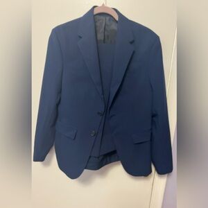 Zara Navy Suit Jacket and pants